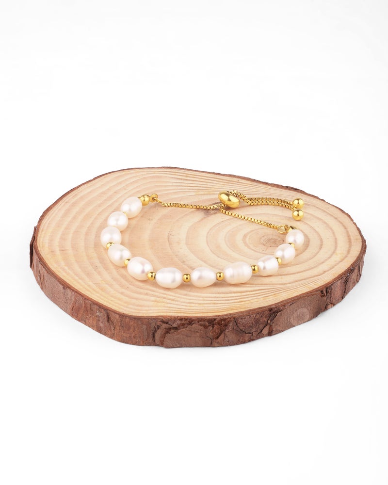 TAAHIRA Freshwater Pearl Beaded Bracelet - Image 2